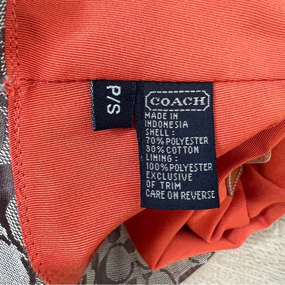 Coach Signature Brown Tan Bucket Hat - Picture 5 of 5